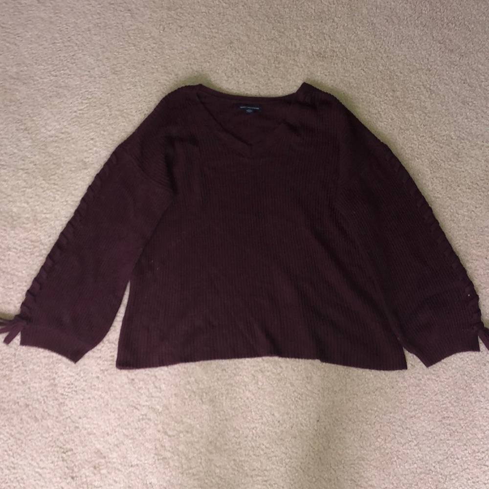 Maroon AE sweater